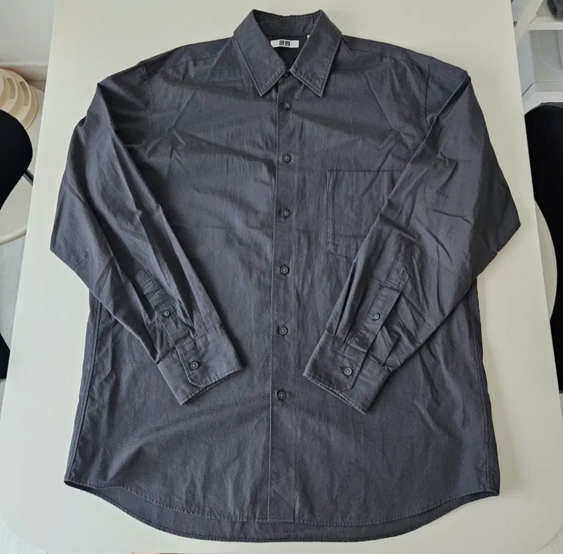 (XL)유니클로U 다크그레이 셔츠+투포켓 블랙 셔츠 서비스 상품이미지1