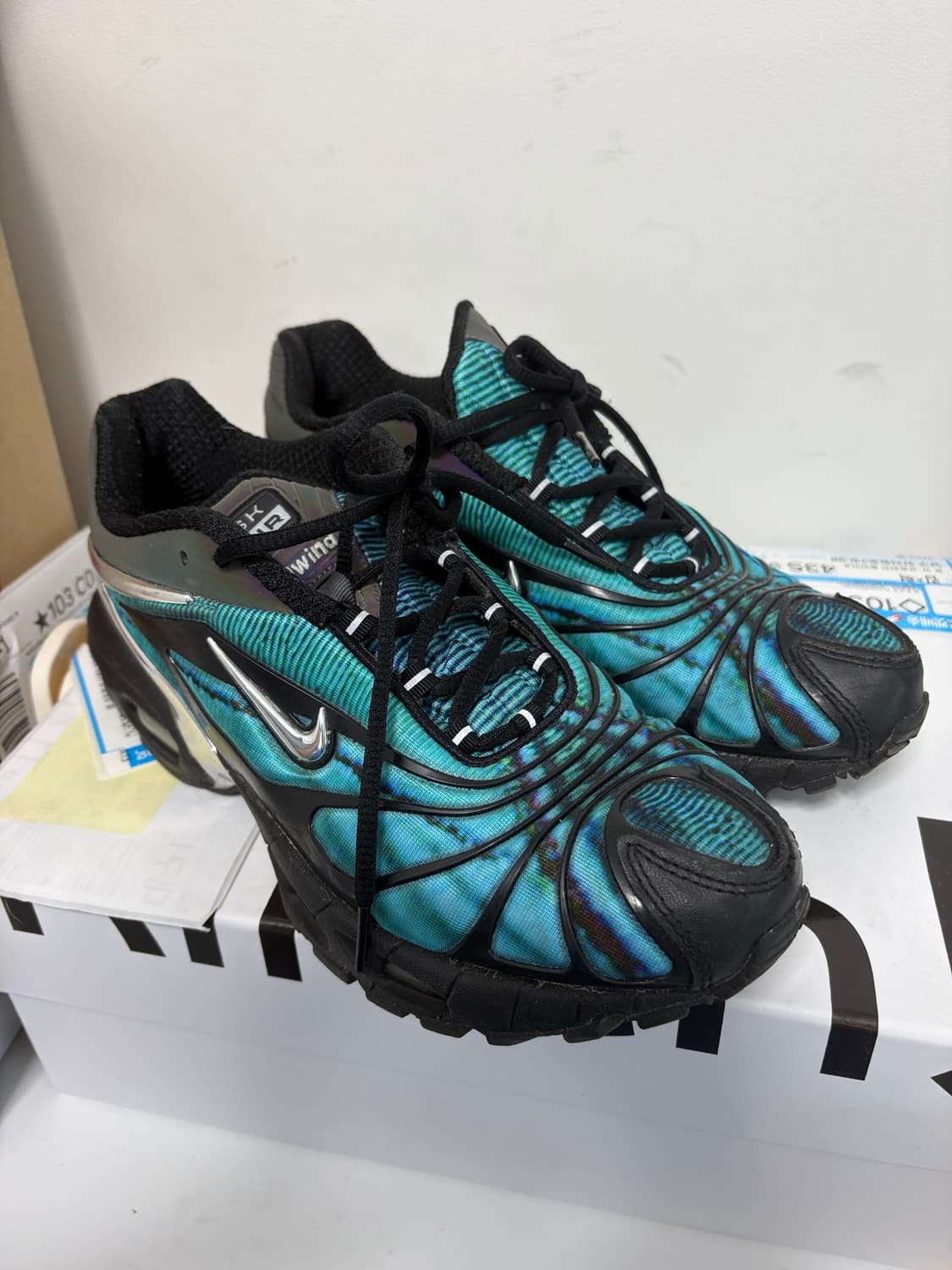 나이키x스켑타 에어맥스 테일윈드 5 크롬 블루 팝니다. 상품이미지2