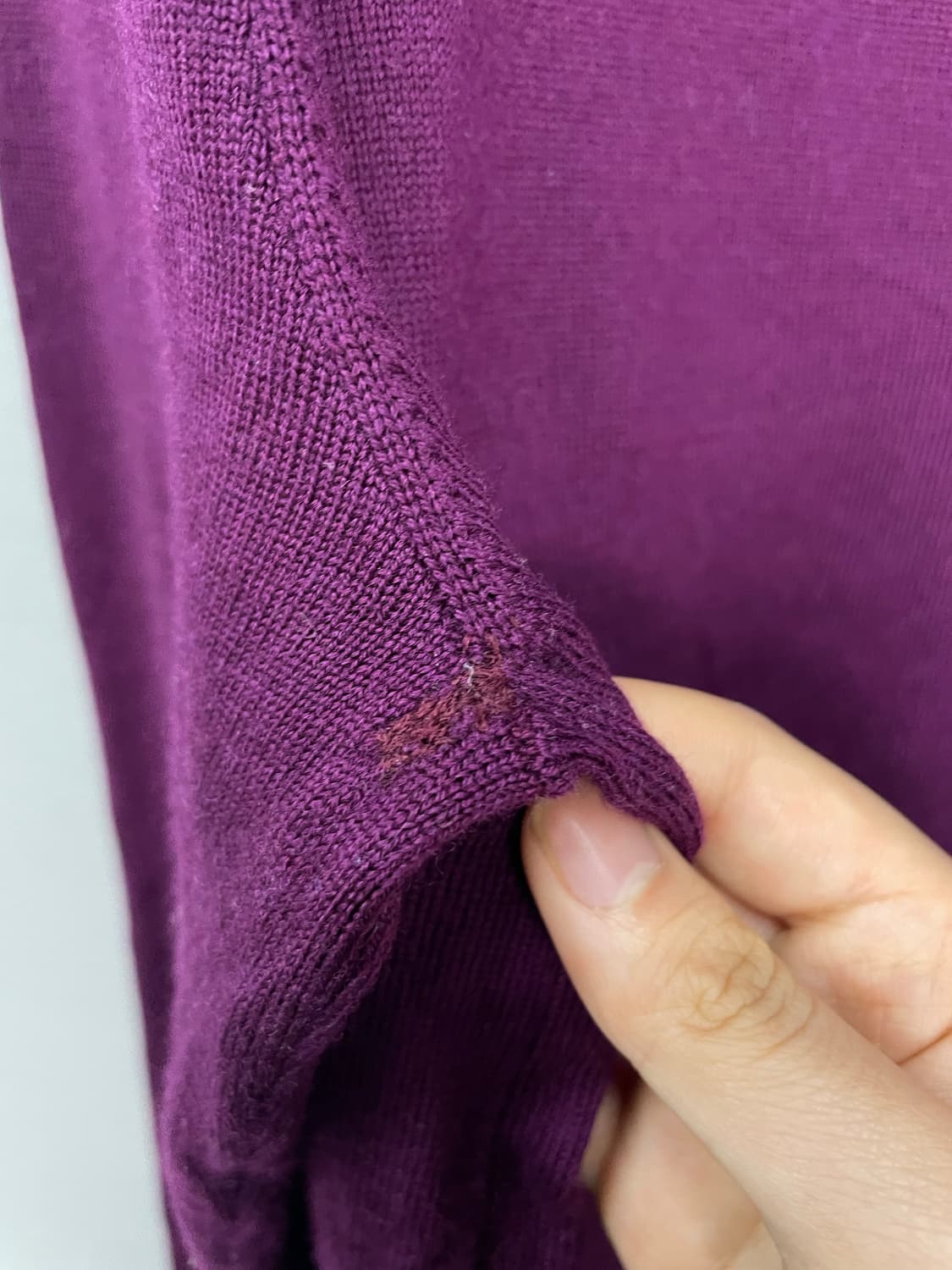 폴로 랄프로렌 라운드넥 퍼플 니트 H1973 상품이미지8