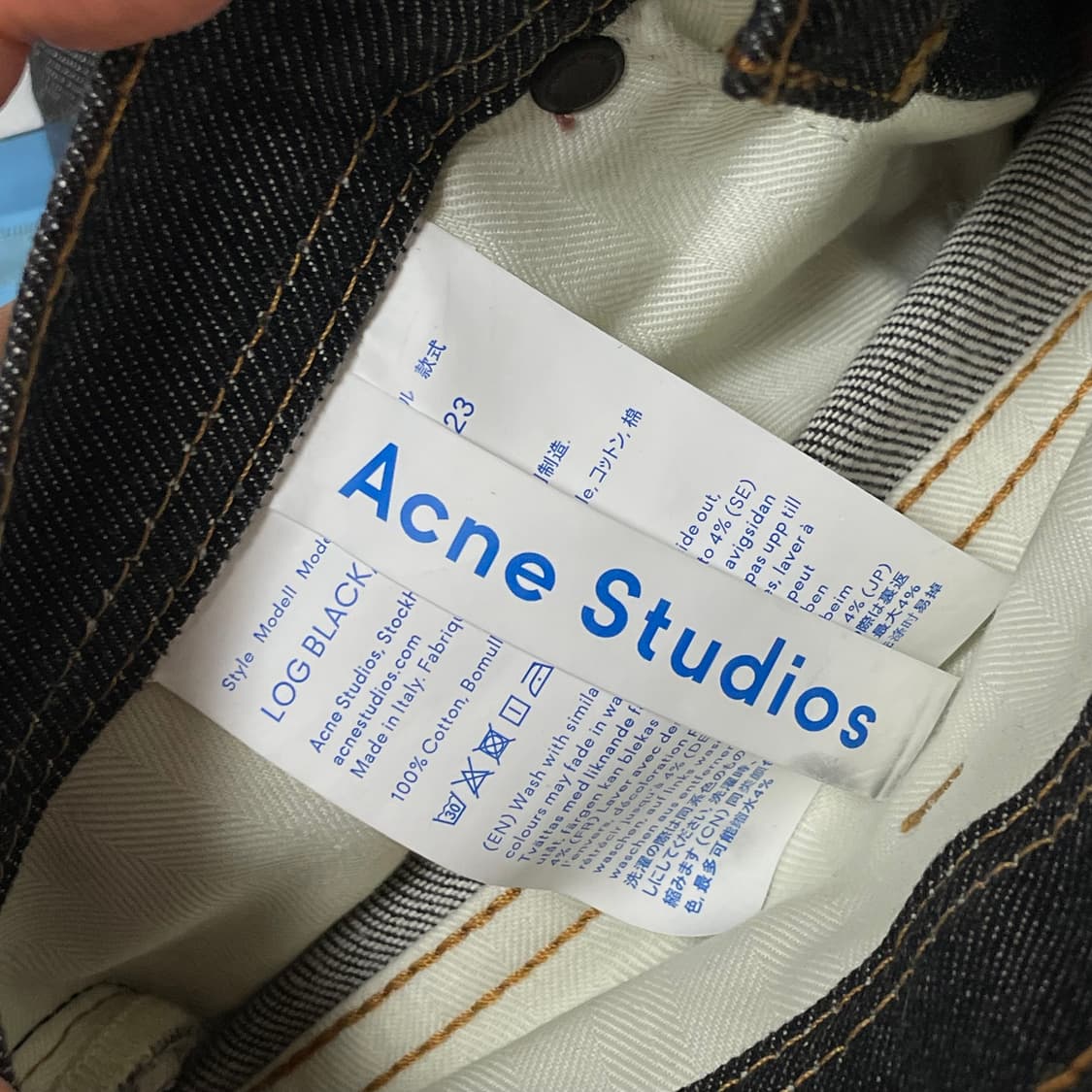 아크네 블라콘스트 BLÅ KONST 데님  (미착용) 상품이미지6
