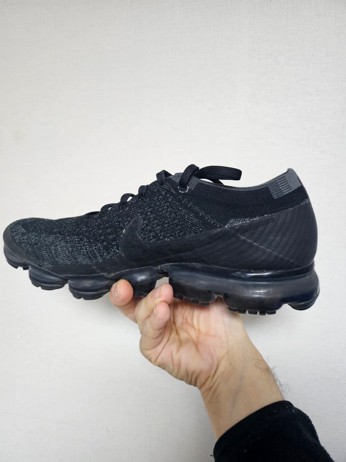 나이키 에어 베이퍼맥스 플라이니트 크리플 블랙 2.0  285mm 상품이미지7