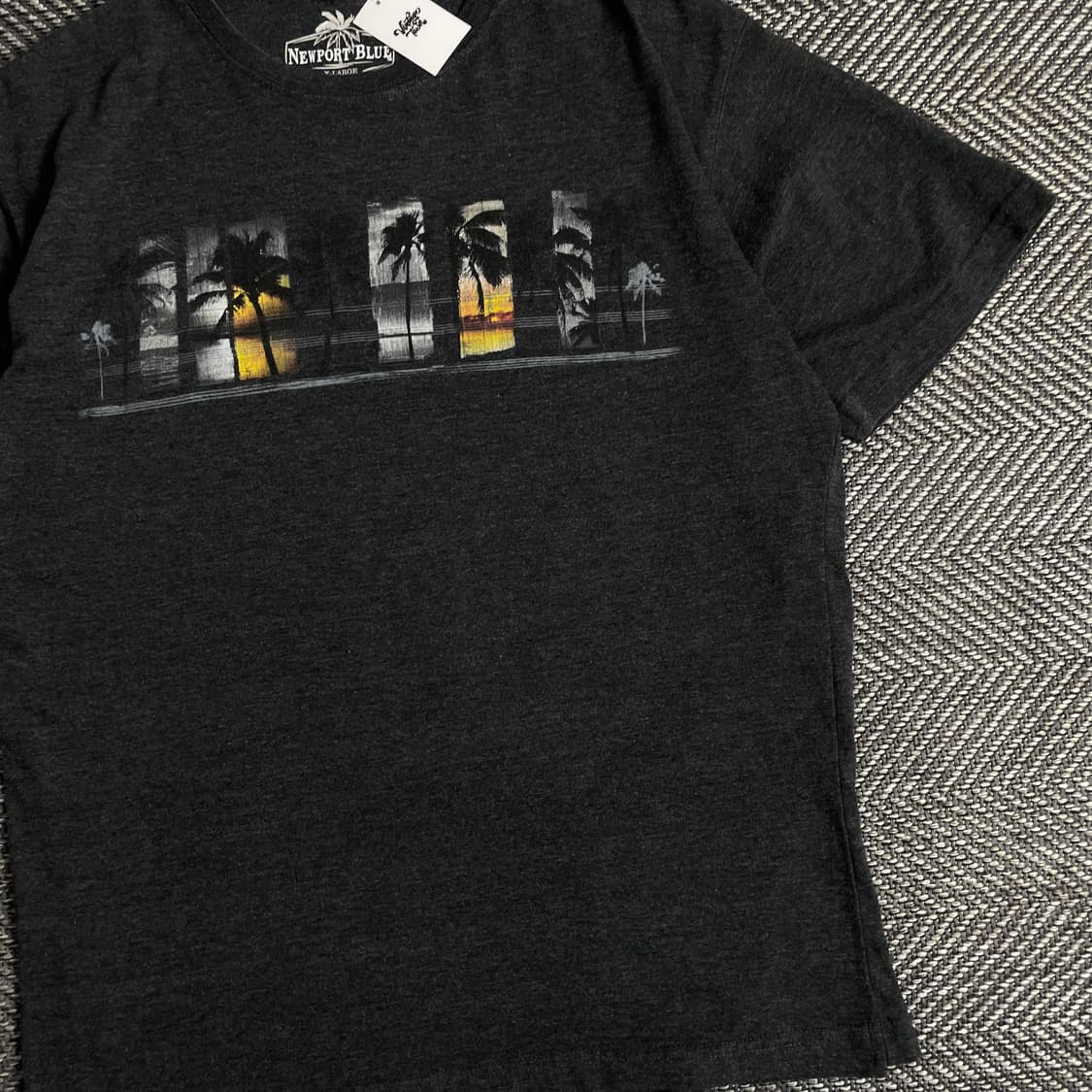 빈티지 팜트리 프린팅 반팔 티셔츠y 2844 상품이미지3