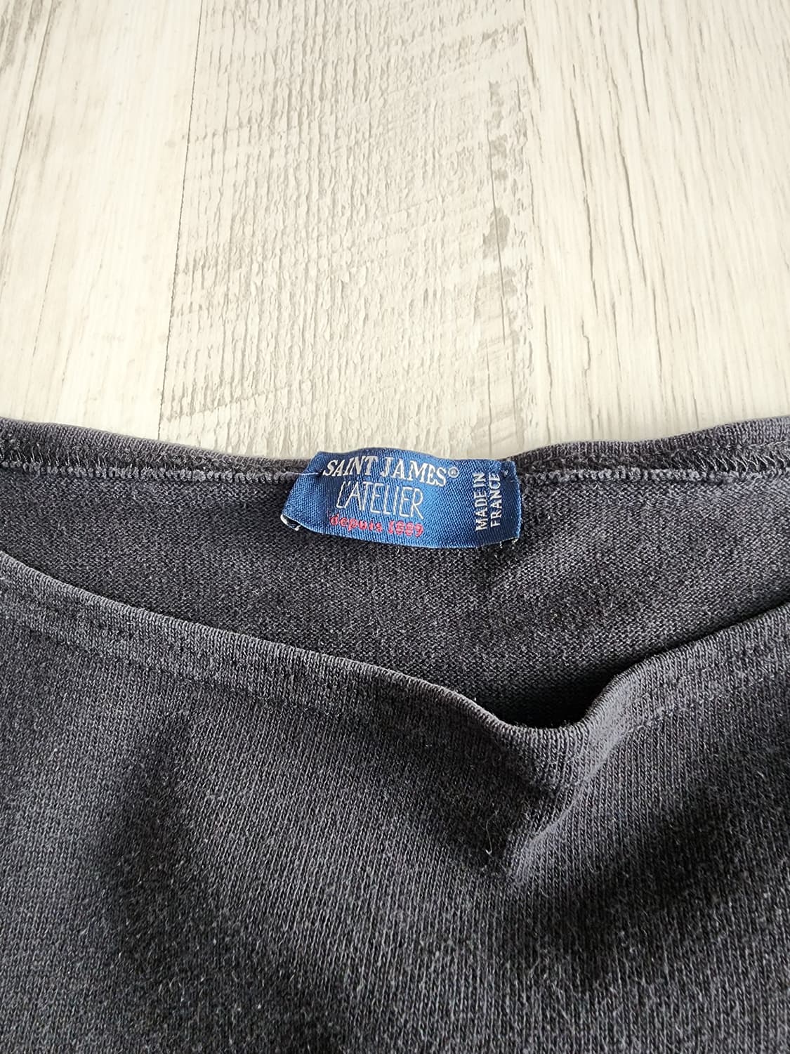 세인트제임스 길도 블랙 롱슬리브 티셔츠 팜. us40(100사이즈) 상품이미지3