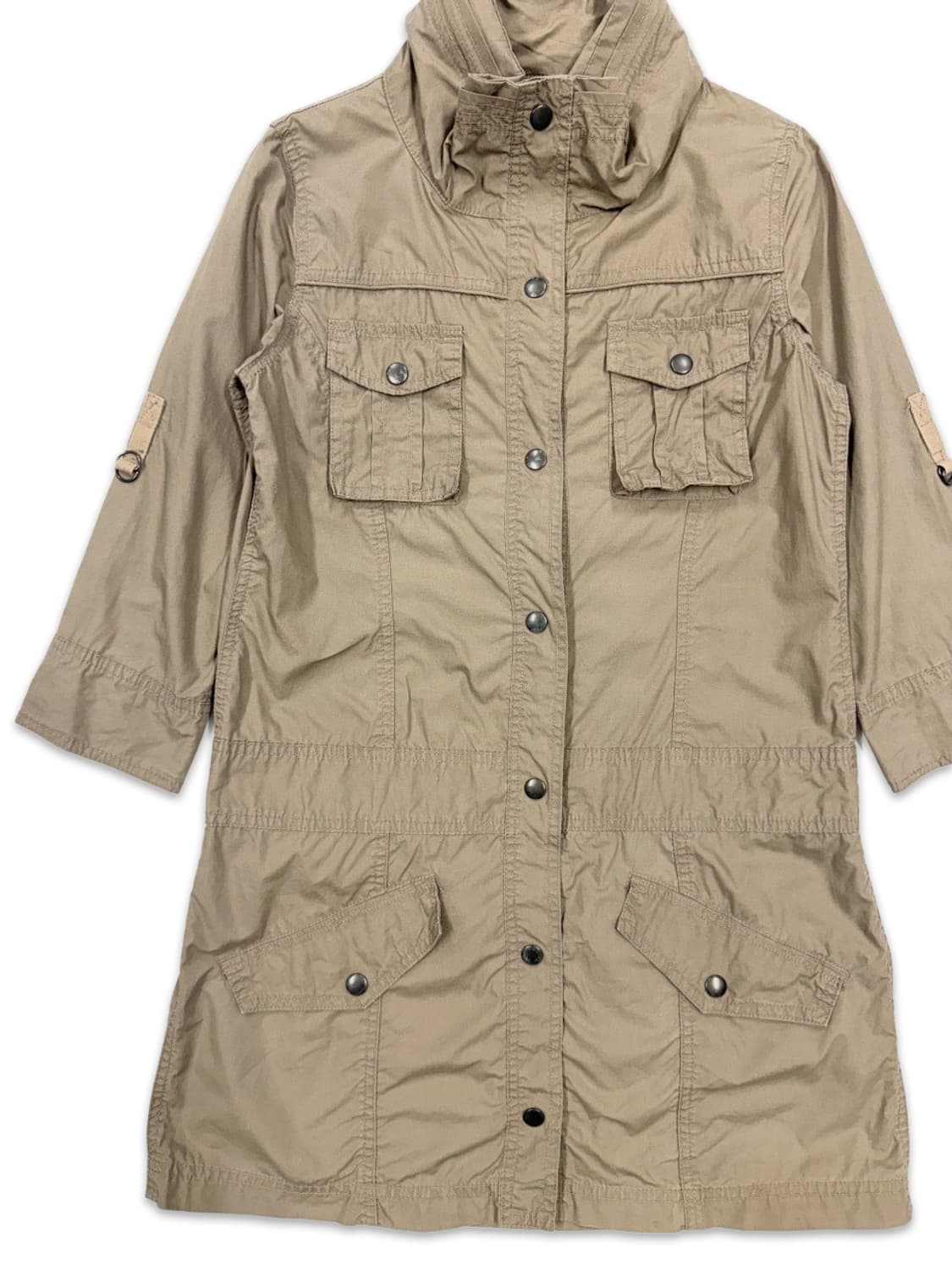 빈티지 BACK NUMBER 밀리터리 후드 미니 원피스 상품이미지2