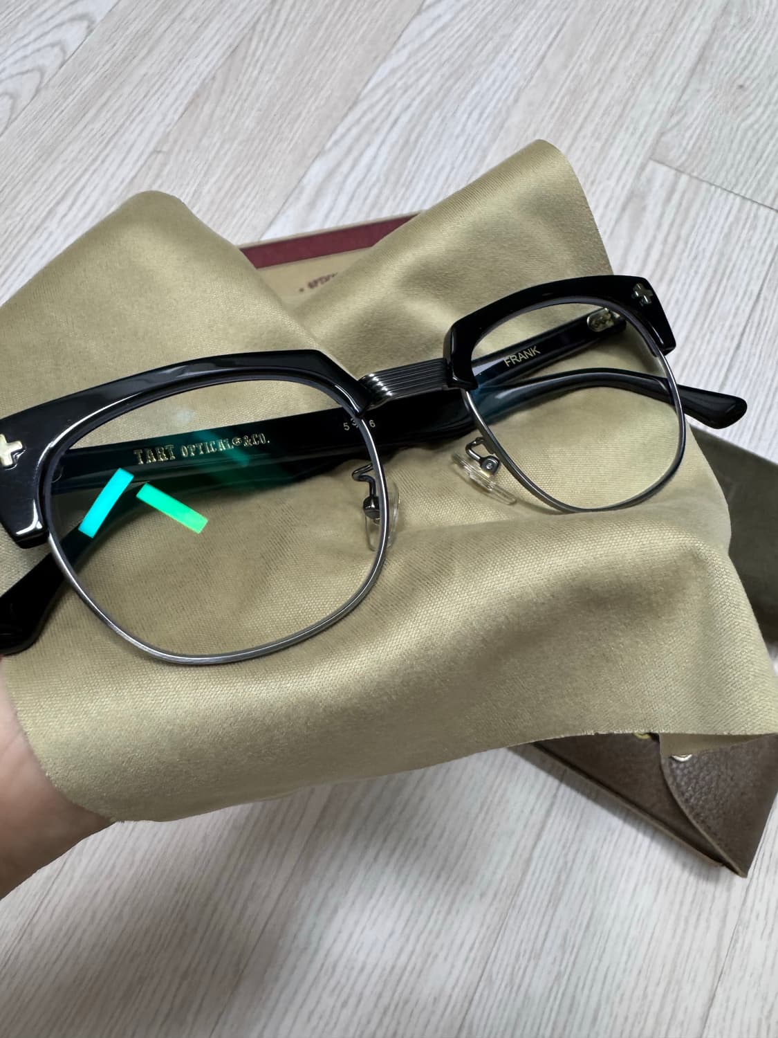 타르트옵티컬 TART OPTICAL FRANK A4 블랙 하금테 상품이미지3