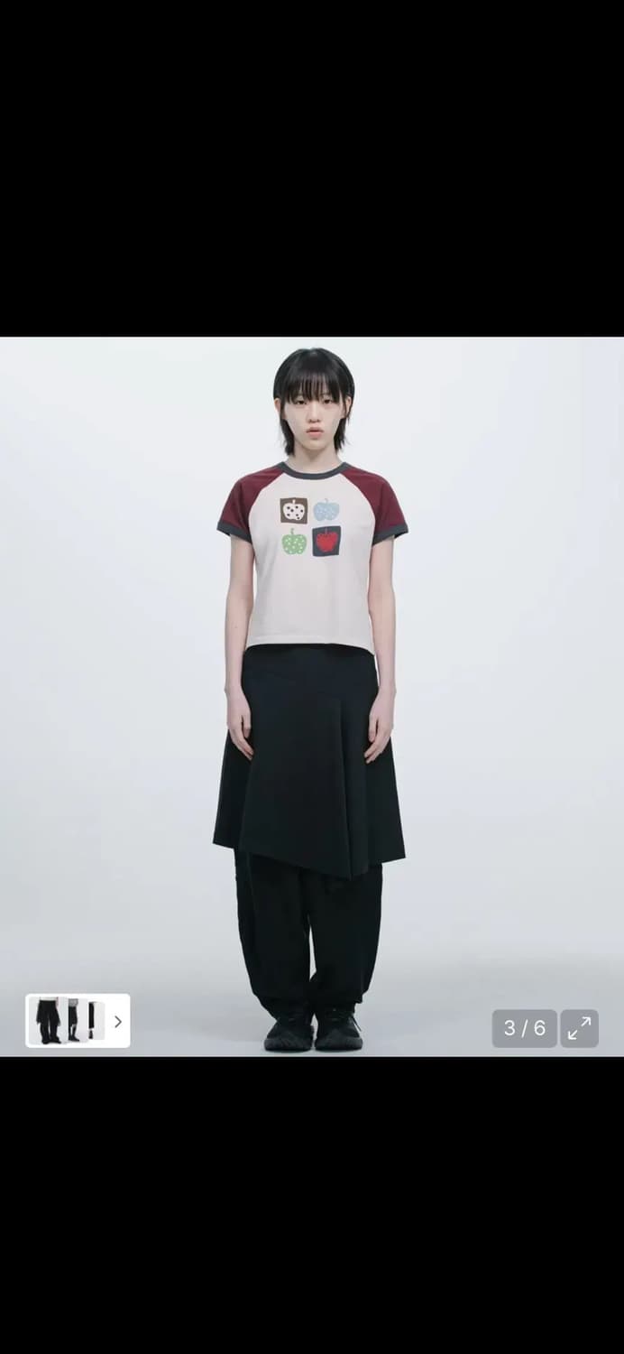 오헤시오 플레어 스커트 블랙 상품이미지2