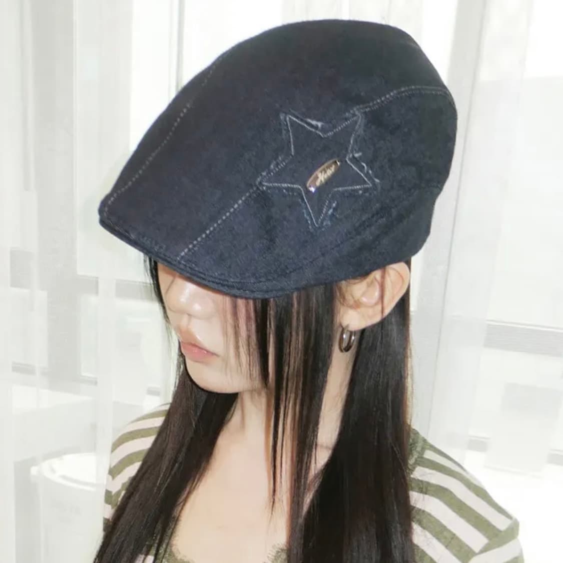 헤티 y2k 헌팅캡 상품이미지3