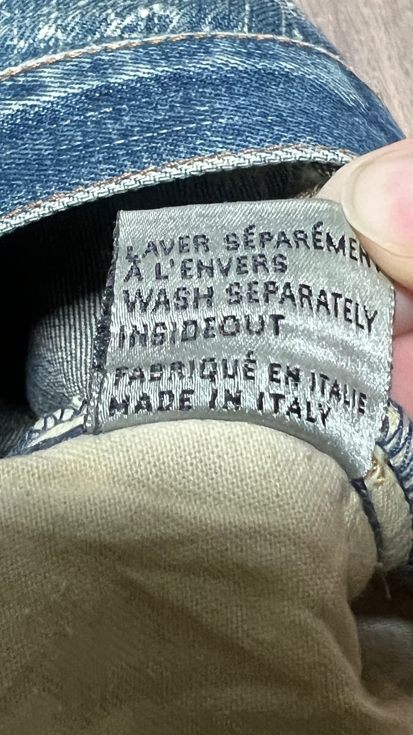 디올옴므 스파이더웹진  28사이즈 노수선 상품이미지6