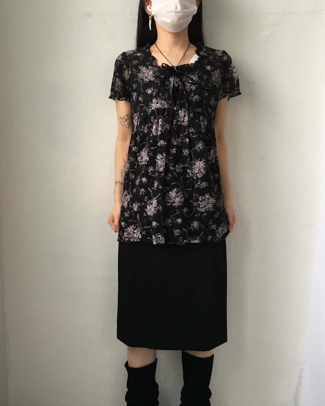 Flower pattern top 상품이미지6