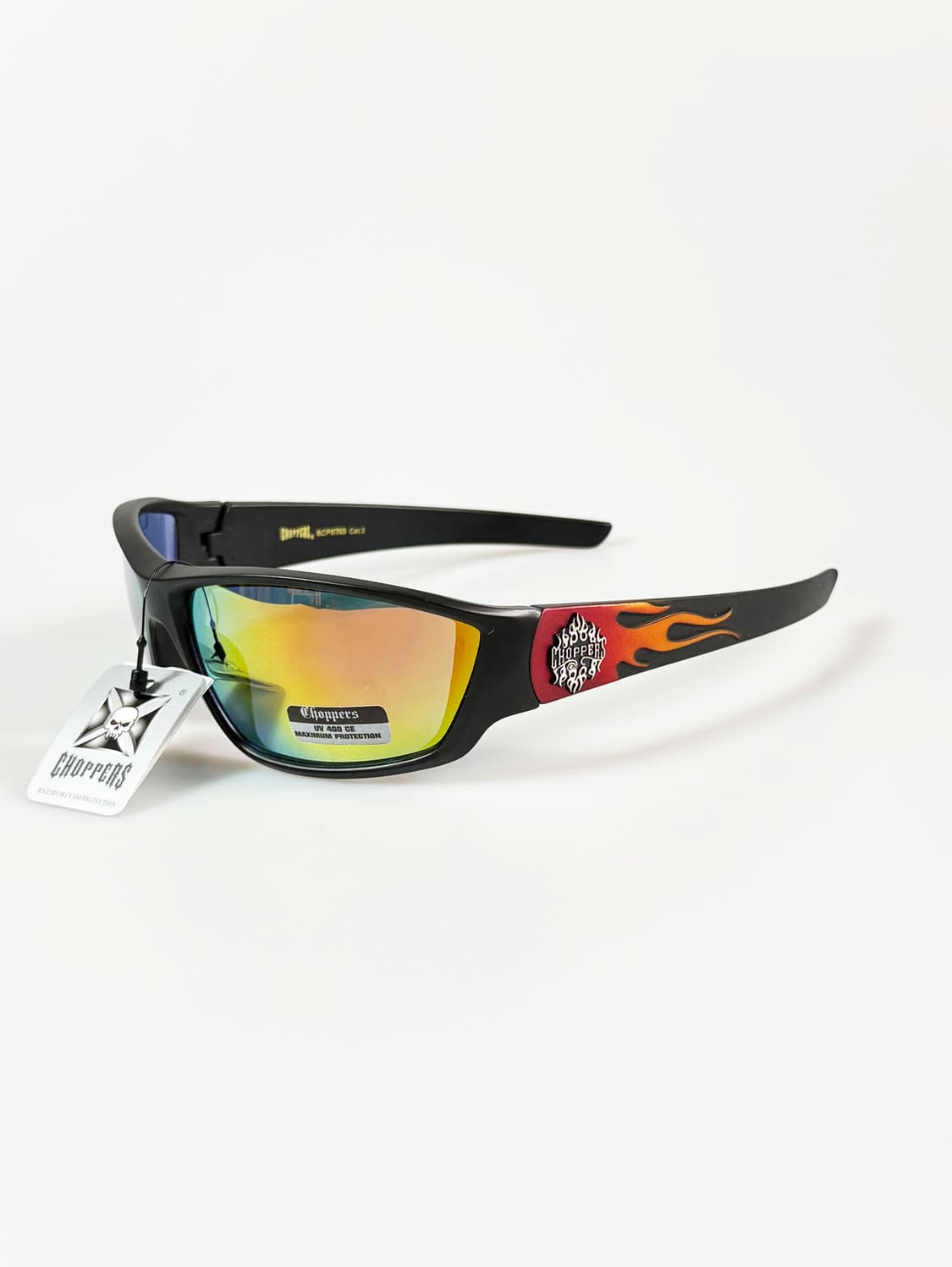 CHOPPERS 맷블랙 랩어라운드 스포티 바이커 빈티지 선글라스 상품이미지1