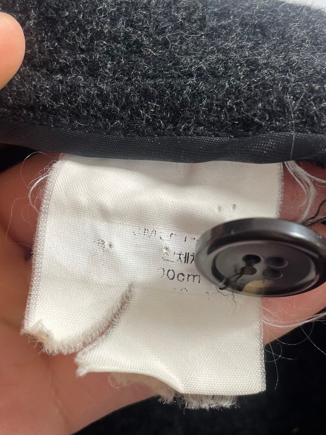 폴로 진스 다크그레이 더플 떡볶이 코트(on.349)    상품이미지6