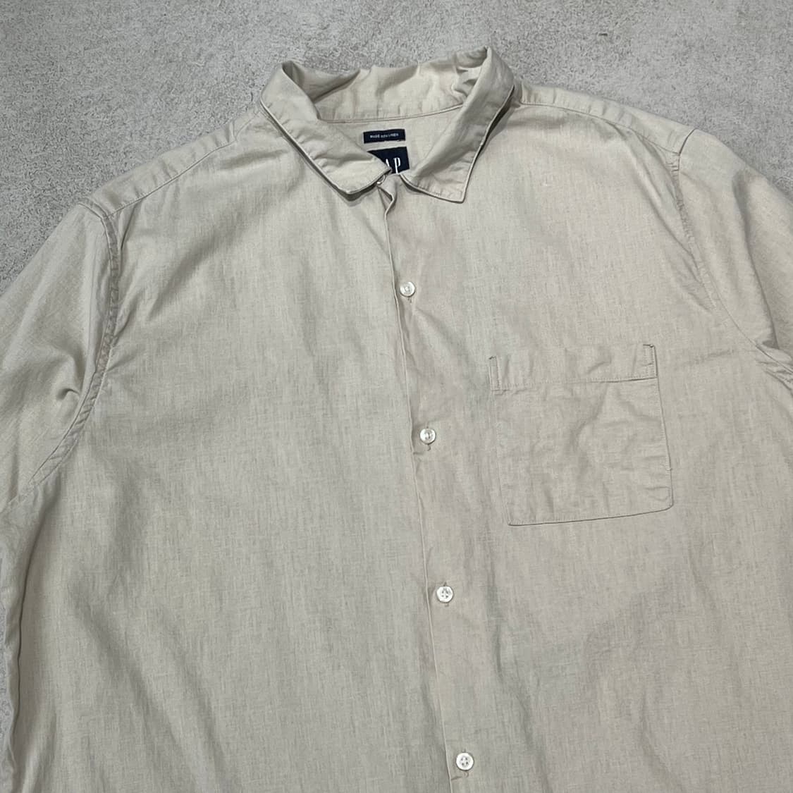 갭 린넨 하프셔츠 s11312 상품이미지3