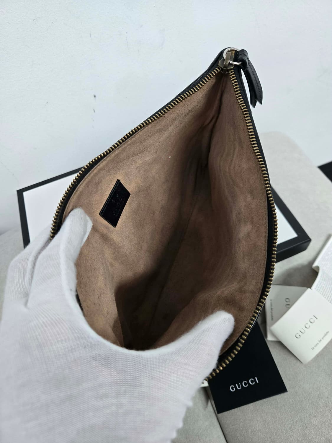 [보증서 정품] 구찌 마몬트 마틀라세 클러치백 상품이미지3