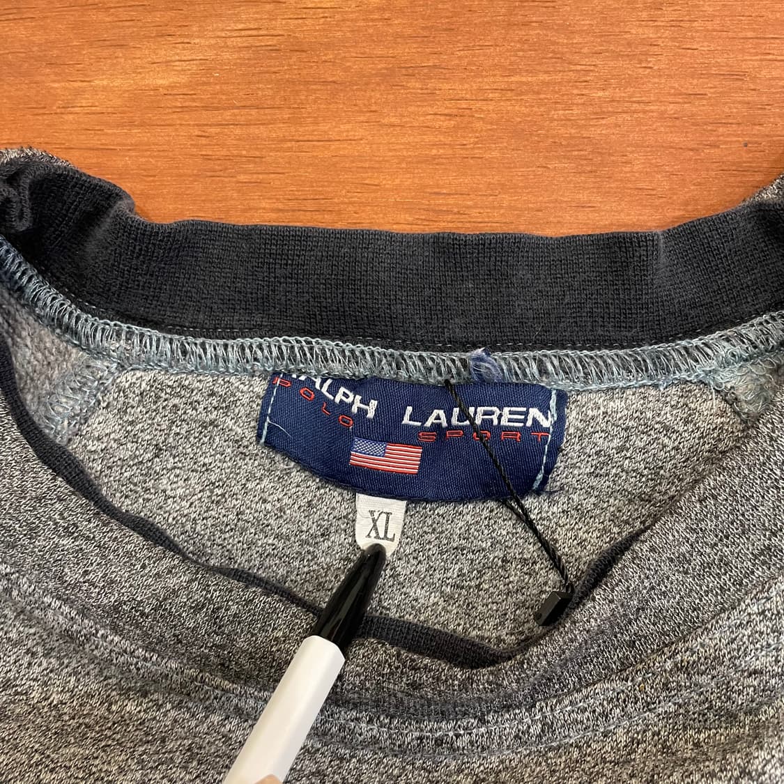 (XL) POLO 폴로 랄프로렌 스포츠 성조기 스웻 셔츠 맨투맨 상품이미지10