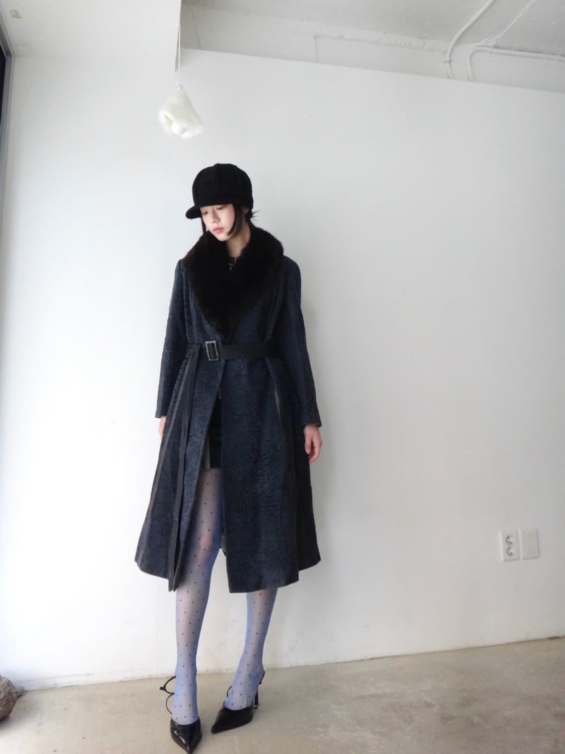 Femine hard strap fur jacket  상품이미지5