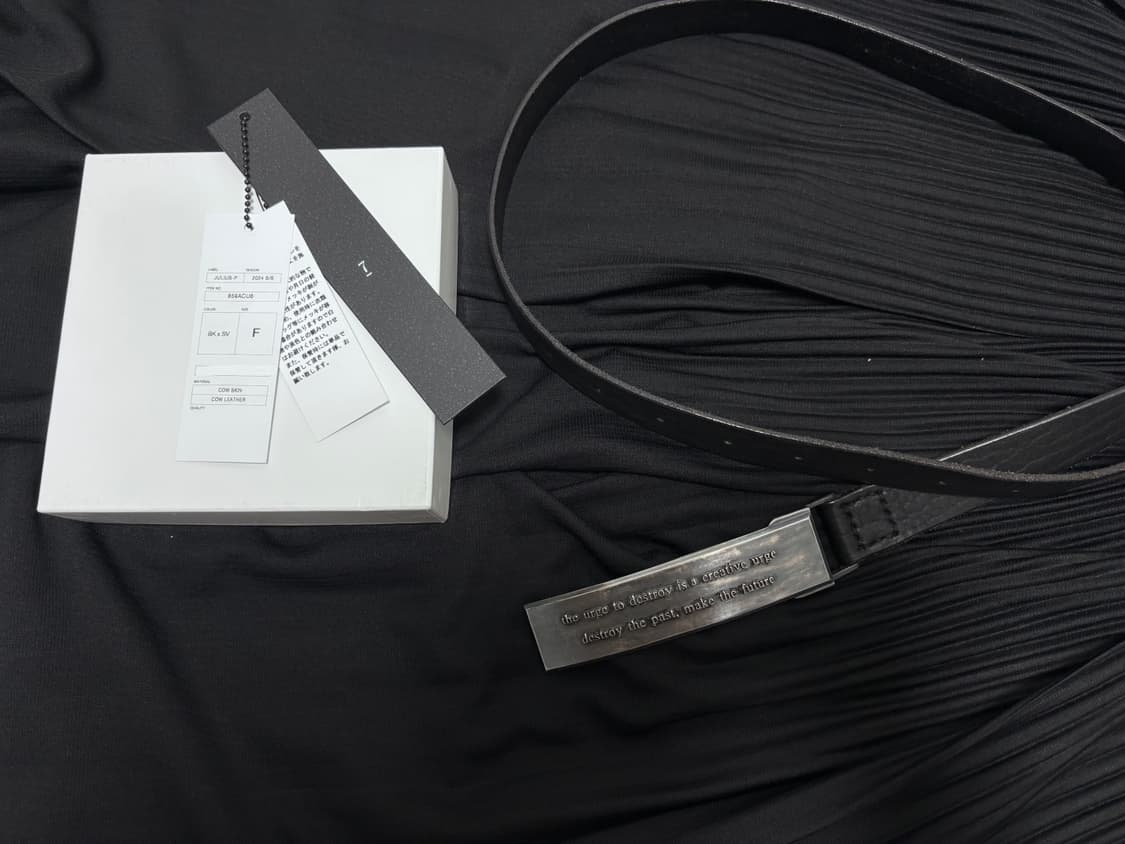 Julius cowskin belt 상품이미지1