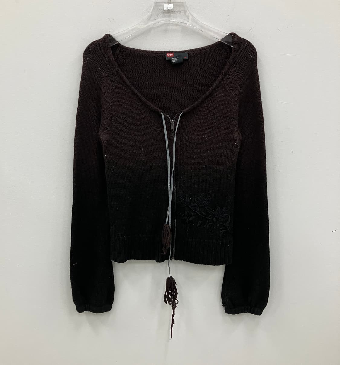 디젤 그라데이션 니트 집업 가디건 M 상품이미지1