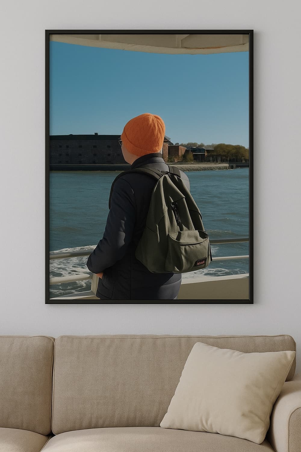 (PUL) - Ferry View Frame Poster 액자 포함 상품이미지1