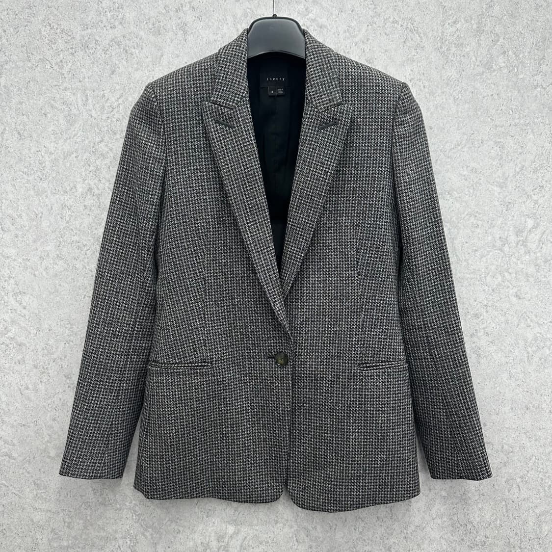 90 띠어리 여자 원버튼 울 블레이져 자켓 상품이미지1