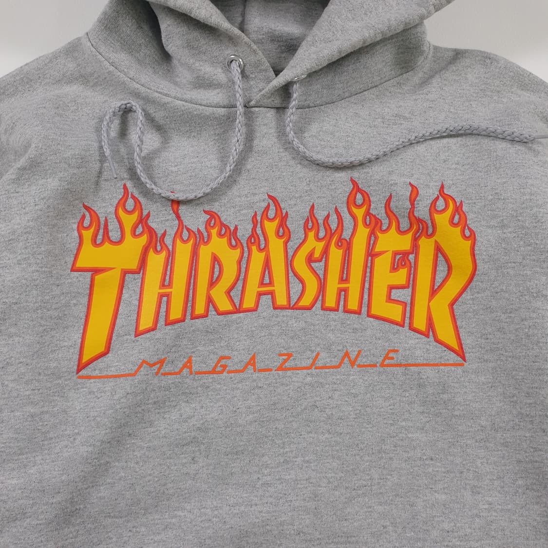 트래셔 불꽃 로고 후드티 상품이미지5