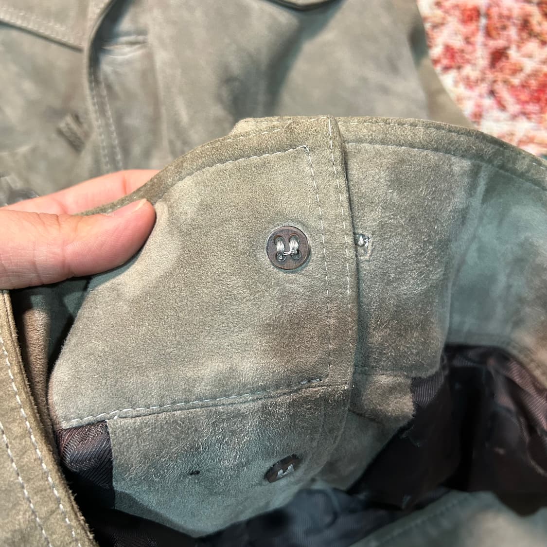 [L] 돌체앤가바나 염소가죽 스웨이드 자켓 상품이미지8