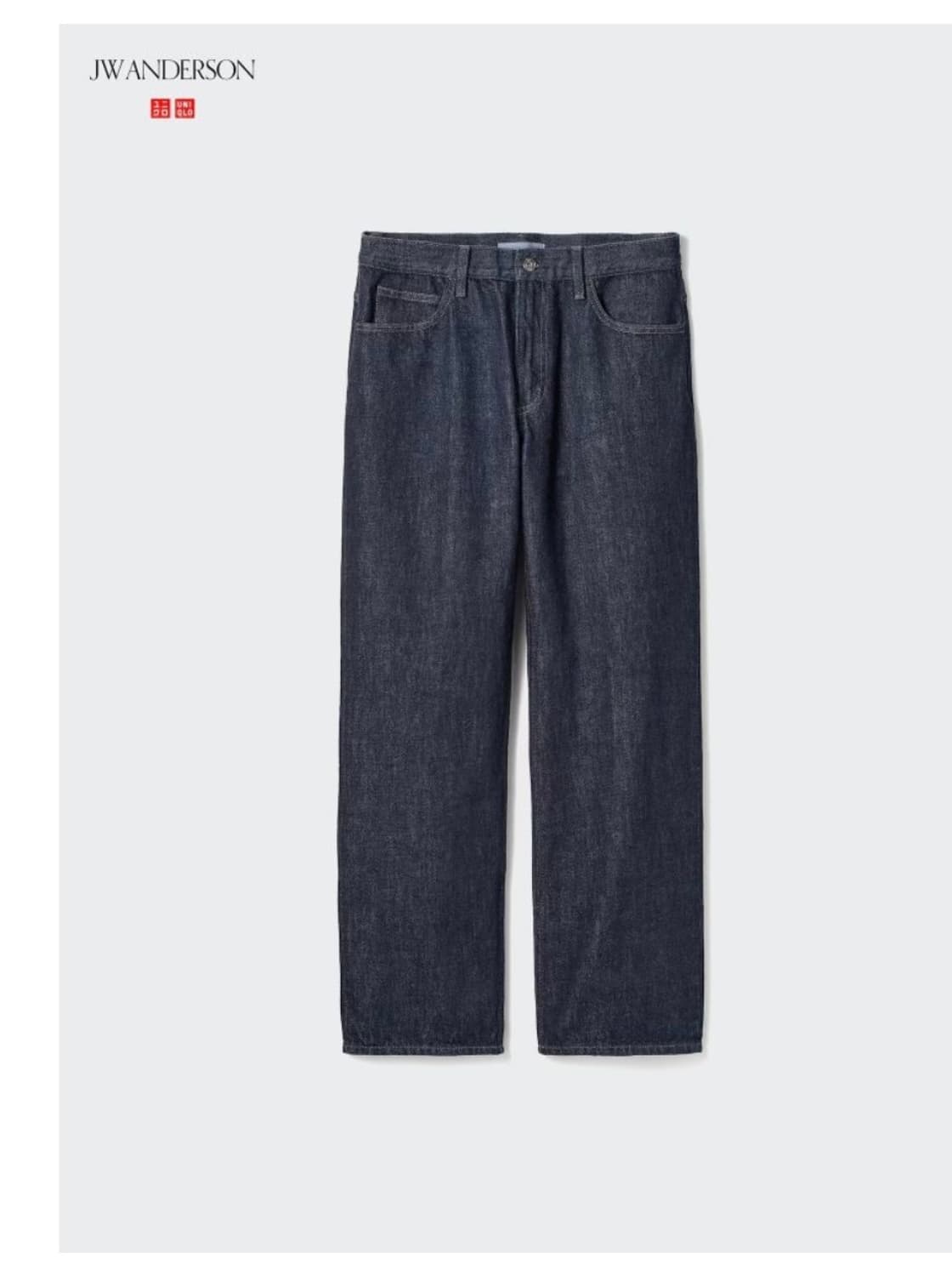 유니클로 jw앤더슨 스트레이트진 68블루 31 상품이미지1