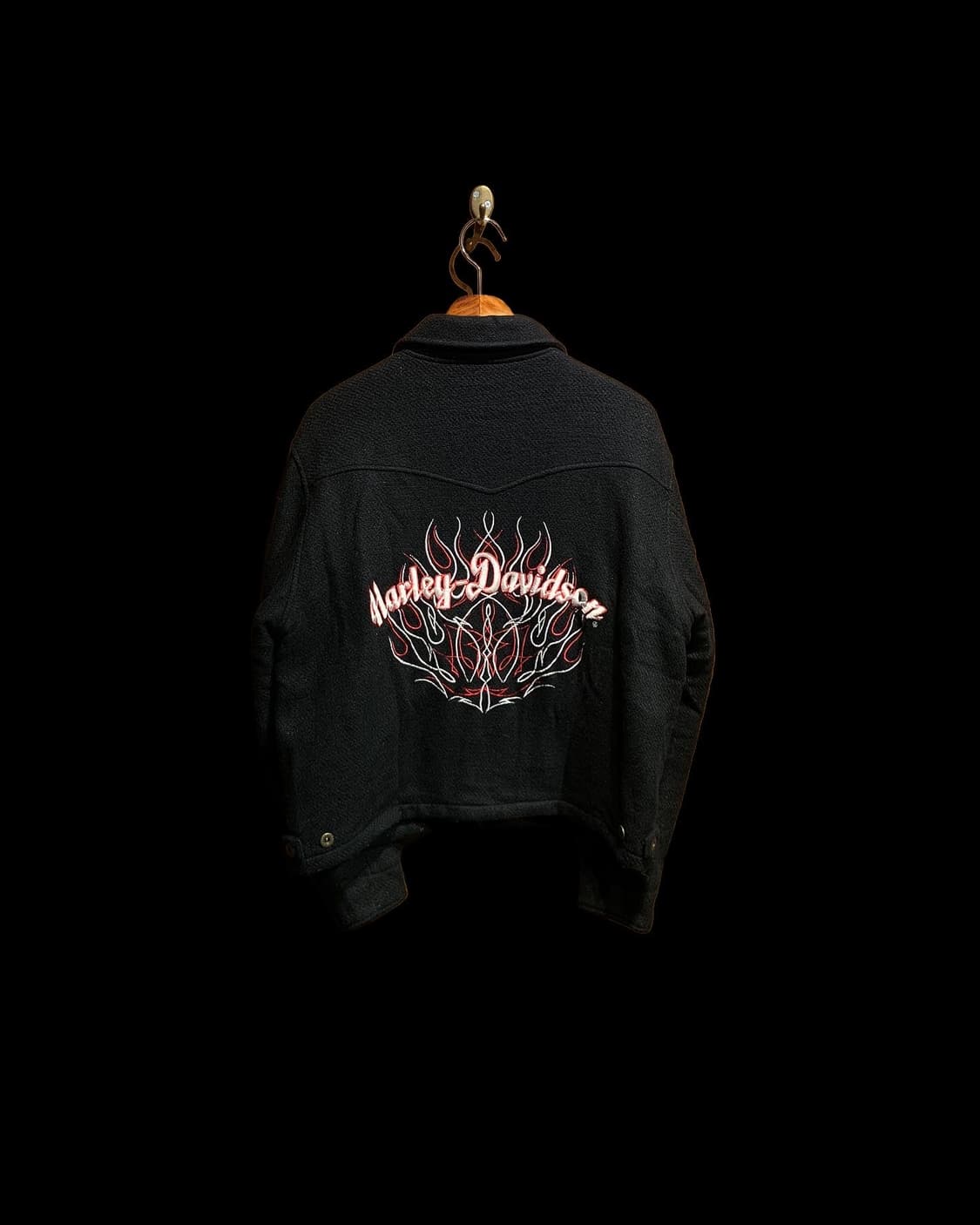 HARLEY DAVIDSON 울x레이온 집업 재킷 상품이미지5