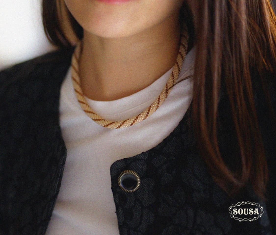 sousa 비즈 목걸이_gold 상품이미지3