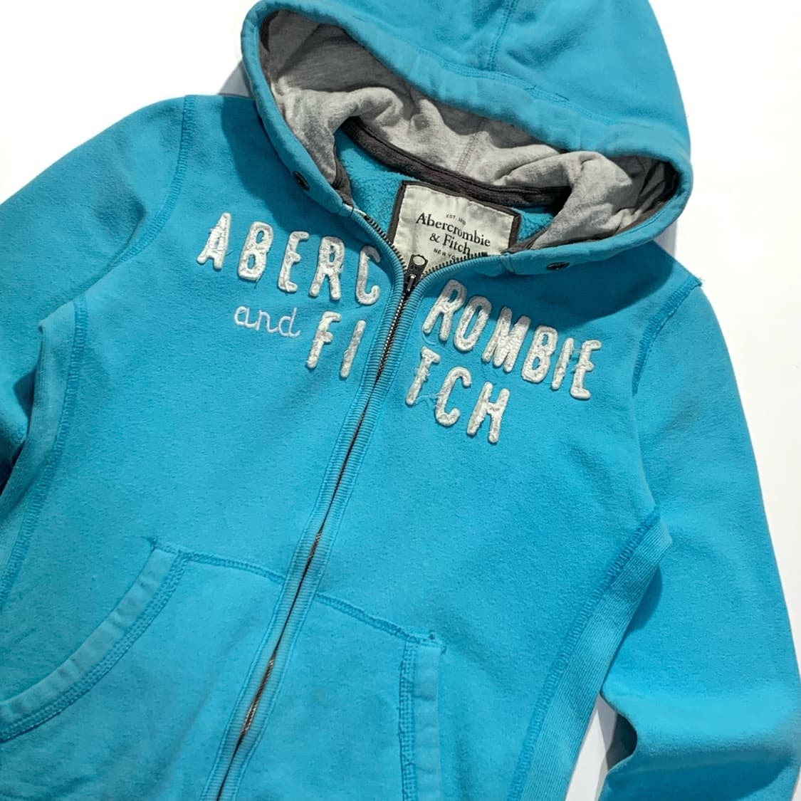  아베크롬비 라이트 스카이블루 후드집업  상품이미지2
