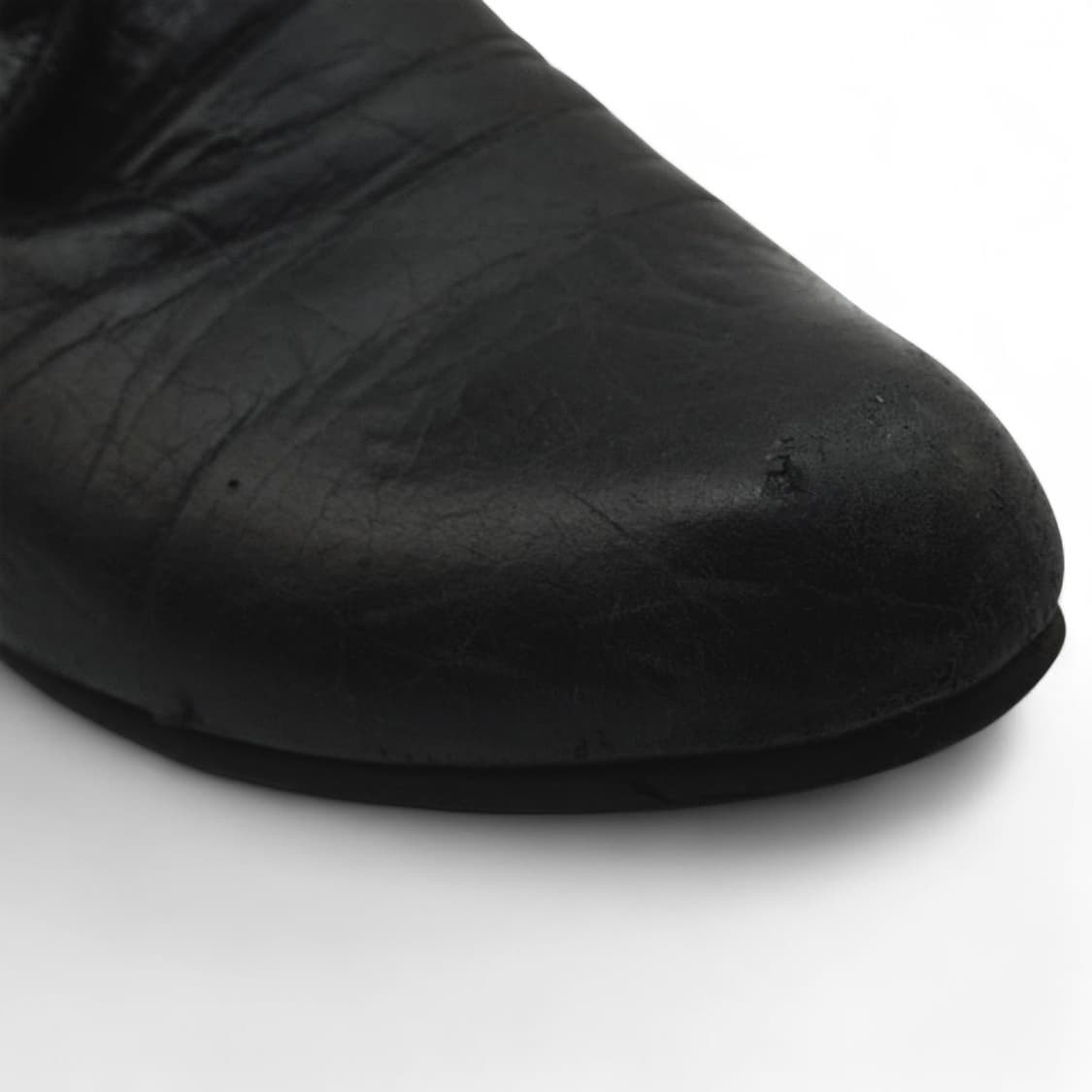 요지 야마모토 느와르 가죽 레이스업 슈즈 상품이미지8