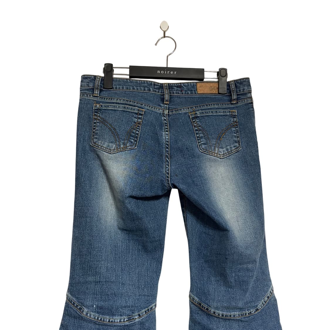 빈티지 빅 벨바텀 플레어 데님팬츠 29 히피 웨스턴 상품이미지8