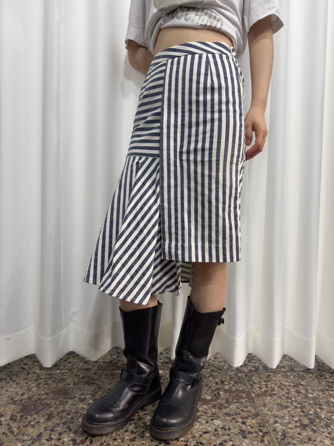 stripe design skirt 상품이미지3