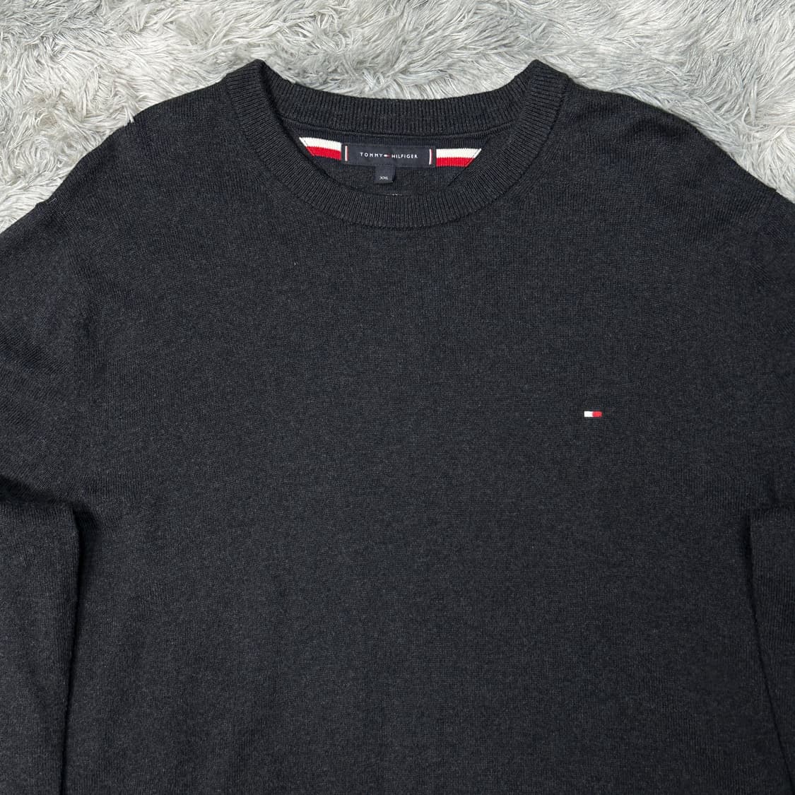 타미힐피거 다크 그레이 니트 XXL 상품이미지2