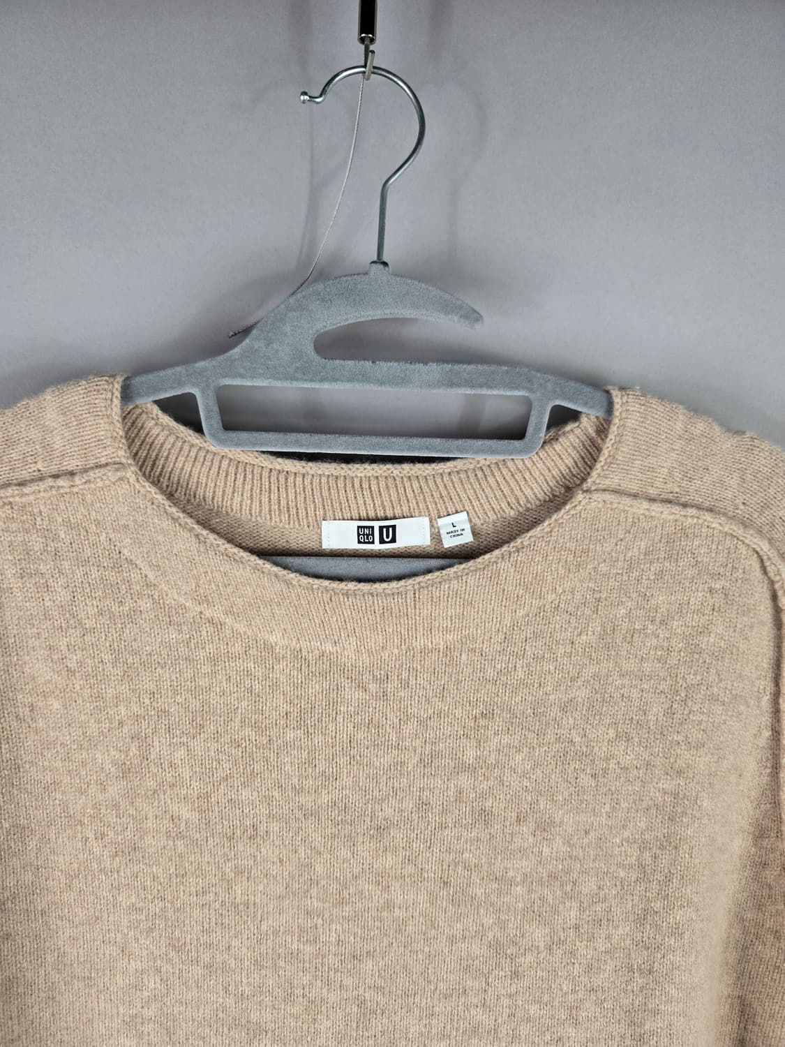 [무료배송]유니클로 U 르메르 L 프리미엄 램스울 니트 원피스 울100 상품이미지2