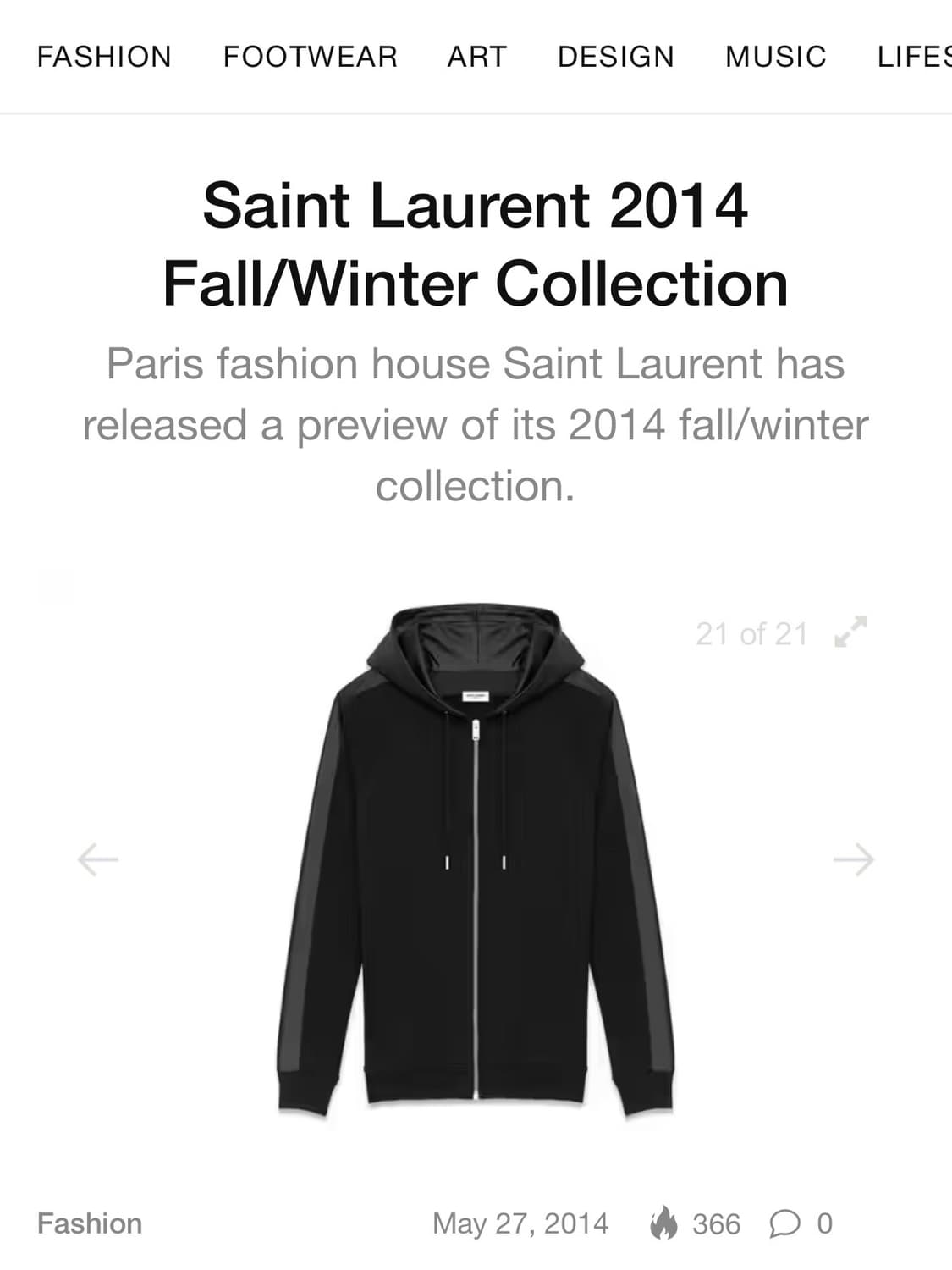 rare* 생로랑 14fw 에디 레더 하이브리드 후드 집업 상품이미지7