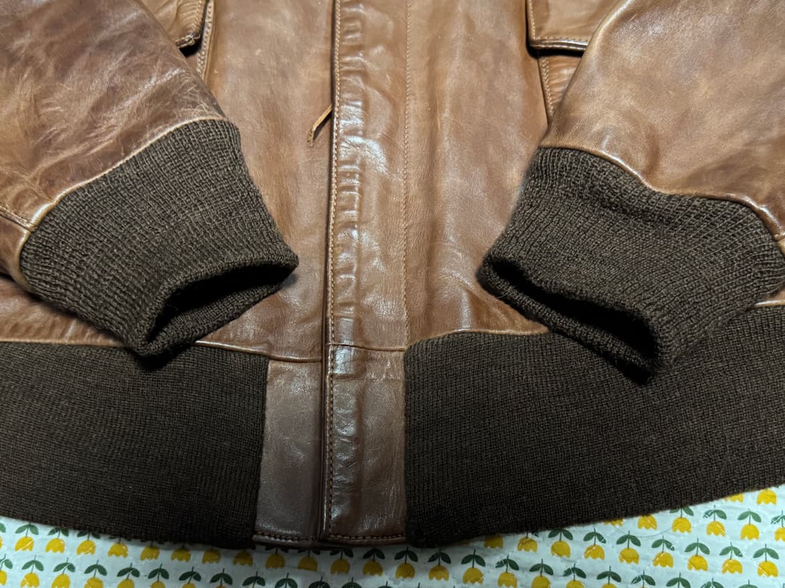 이스트맨레더 A2자켓 44size 상품이미지4