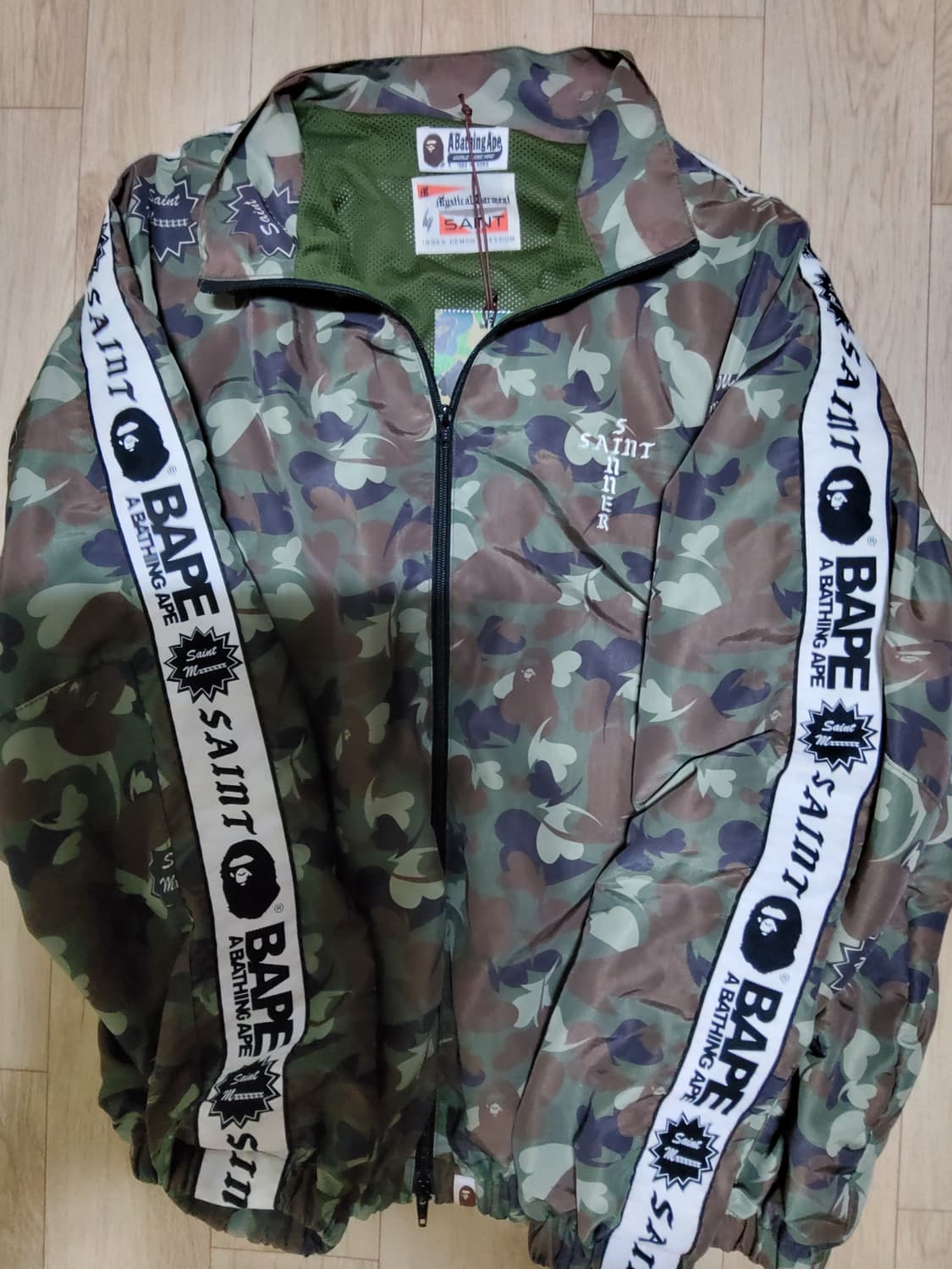 [판매] 베이프 세인트미카엘 BAPE SAINT Mx6 트랙집업 자켓 상품이미지2