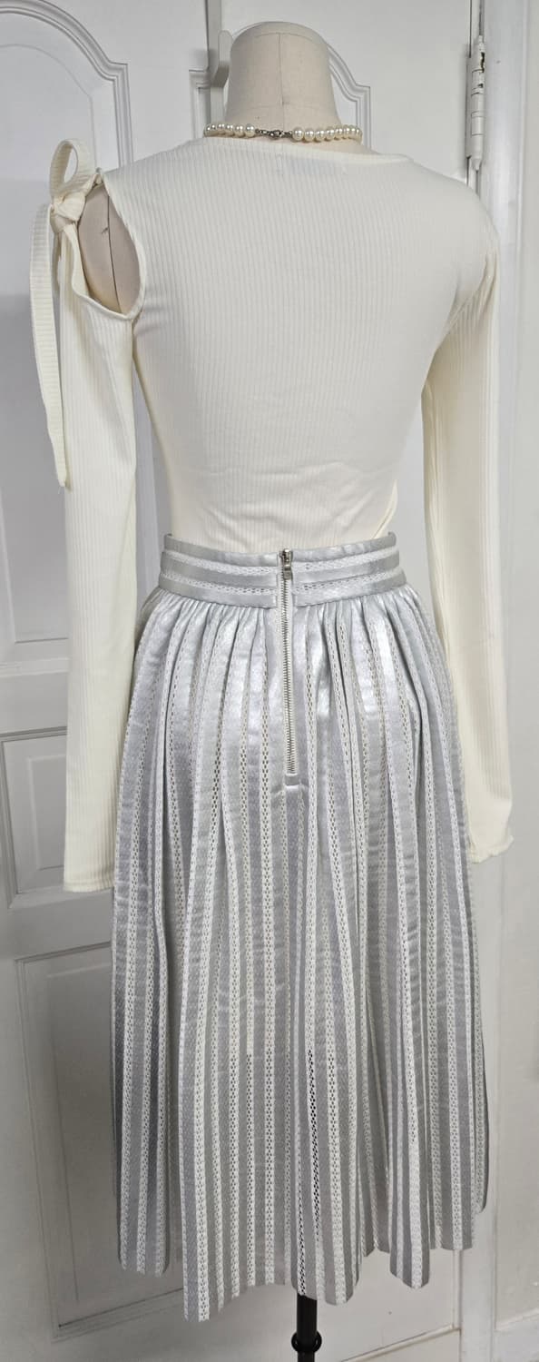 마쥬 메탈릭 플리츠스커트 상품이미지4