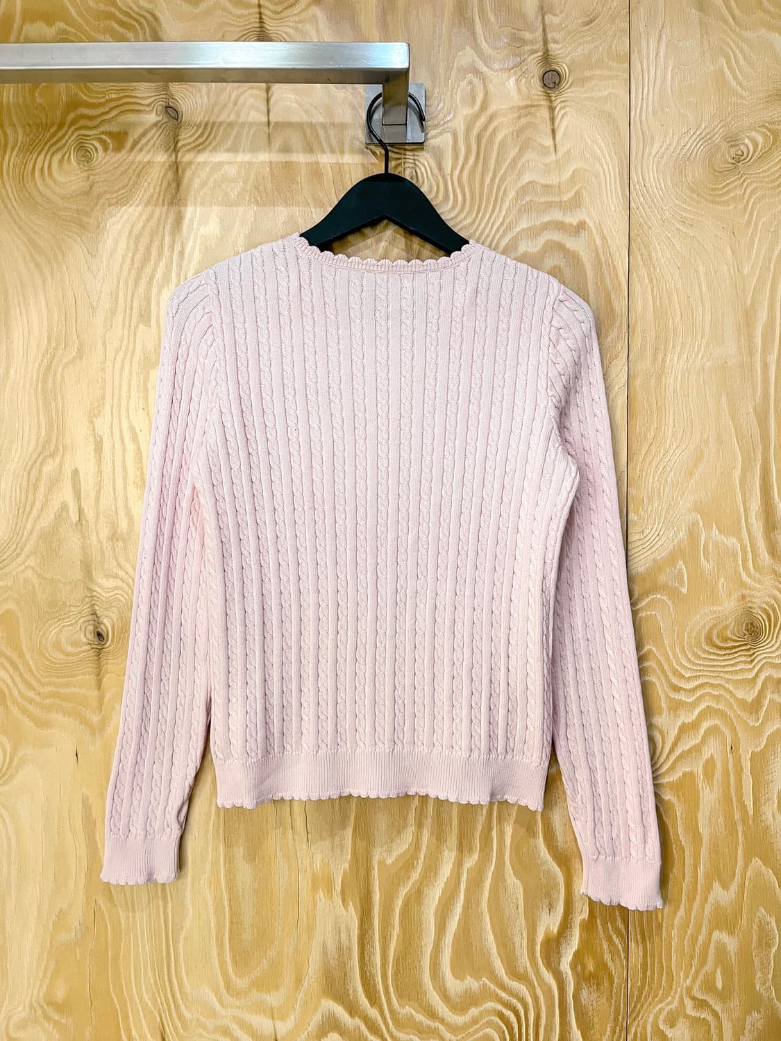 폴로 랄프 로렌 레이스 넥 케이블 가디건 상품이미지3