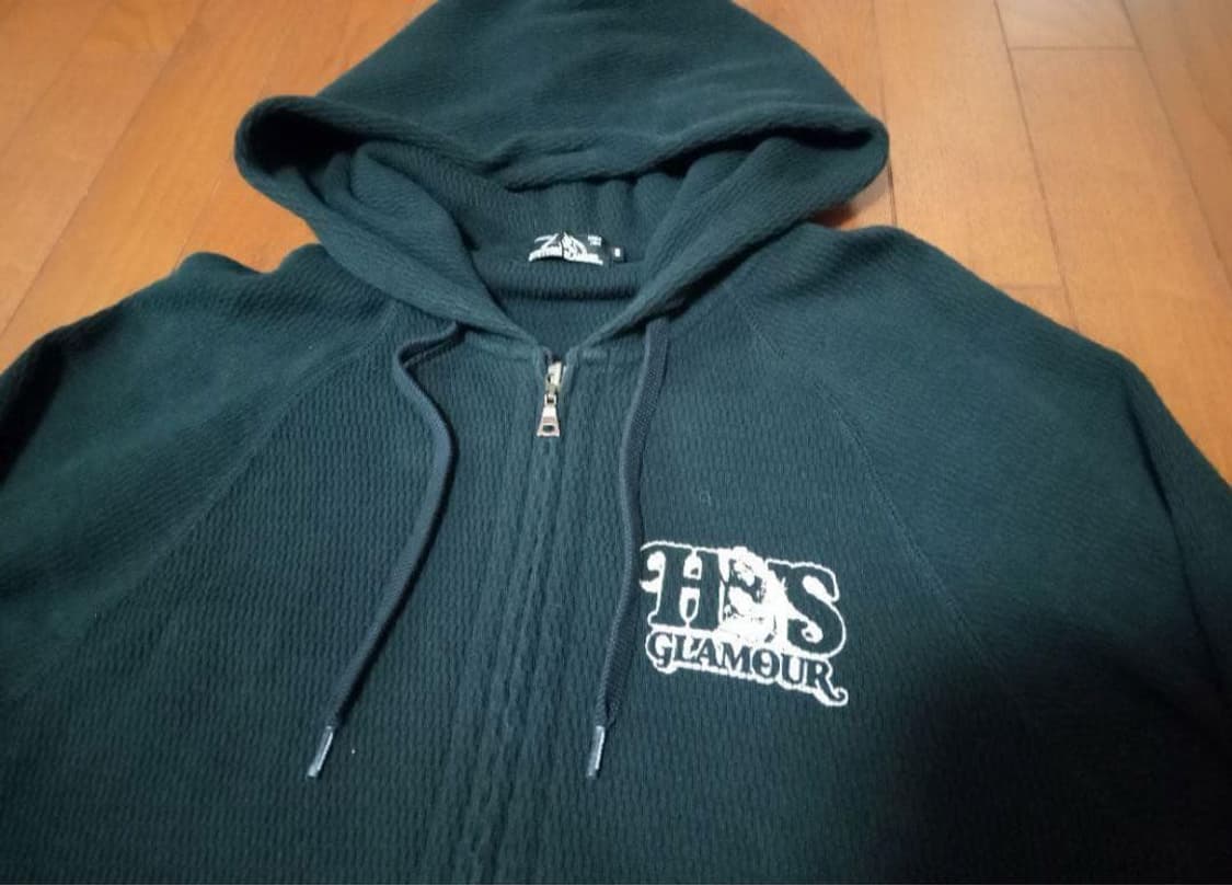 히스테릭 글래머 HYS 로고 자수 후드 집업 상품이미지2