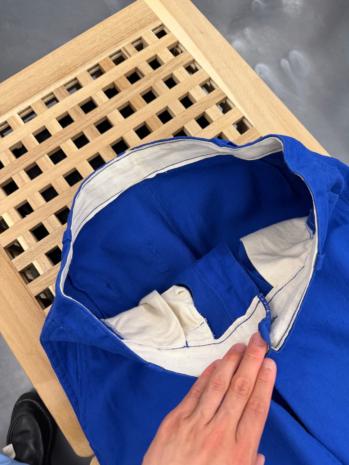 OLD VINTAGE WASHED BLUE FRENCH 프렌치워크팬츠 상품이미지7