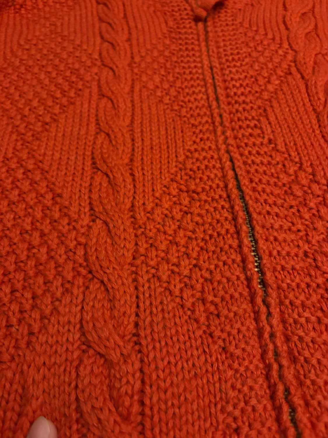 45rpm(45r) 케이블 니트 후디집업 팔아요! 상품이미지3