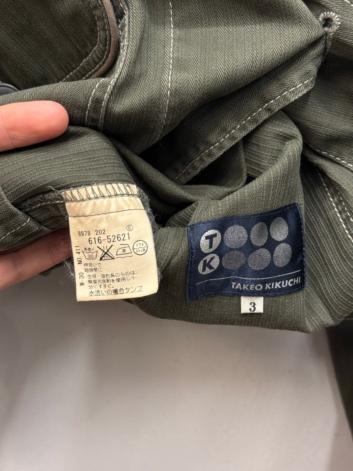 Takeo Kikuchi Herringbone Twill Work  상품이미지8