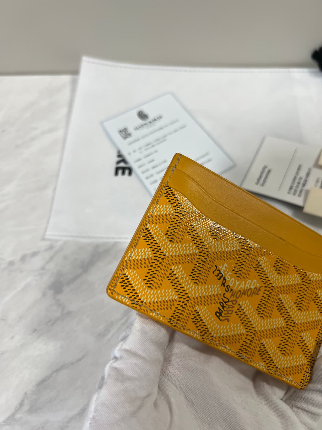 고야드 생쉴피스 카드지갑 옐로우 상품이미지6