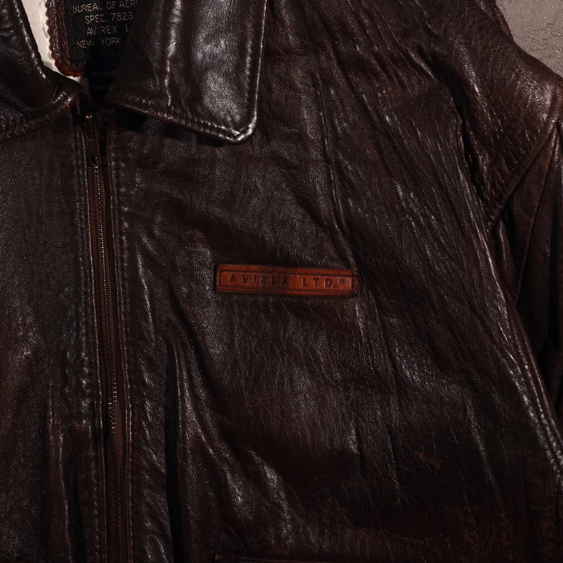 아비렉스 TYPE G-1 플라이트 레더자켓 상품이미지3