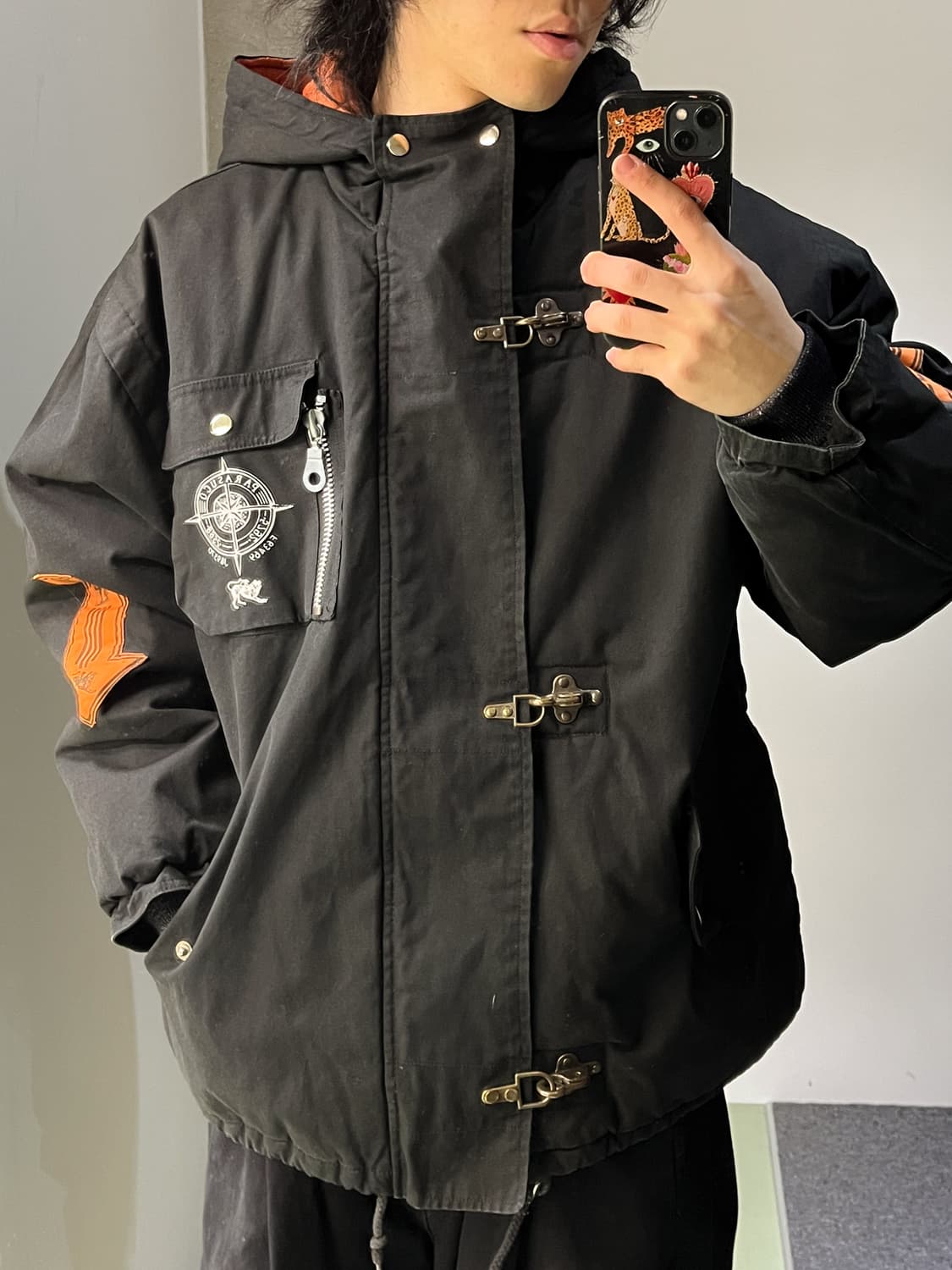 파라수코 아카이브 파이어맨 후드 파카 상품이미지2