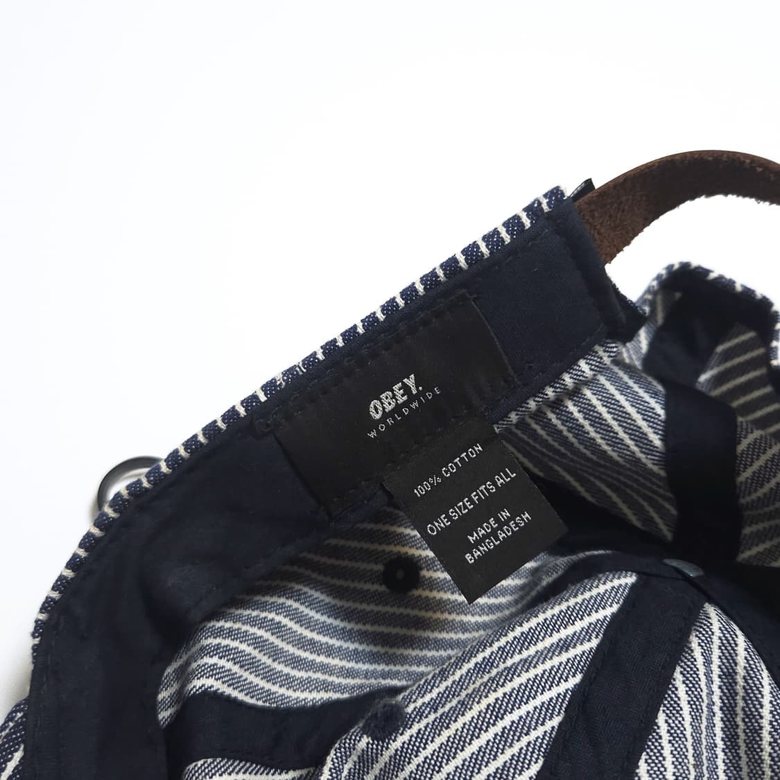 오베이 OBEY 히코리 스트라이프 볼캡 모자 상품이미지5