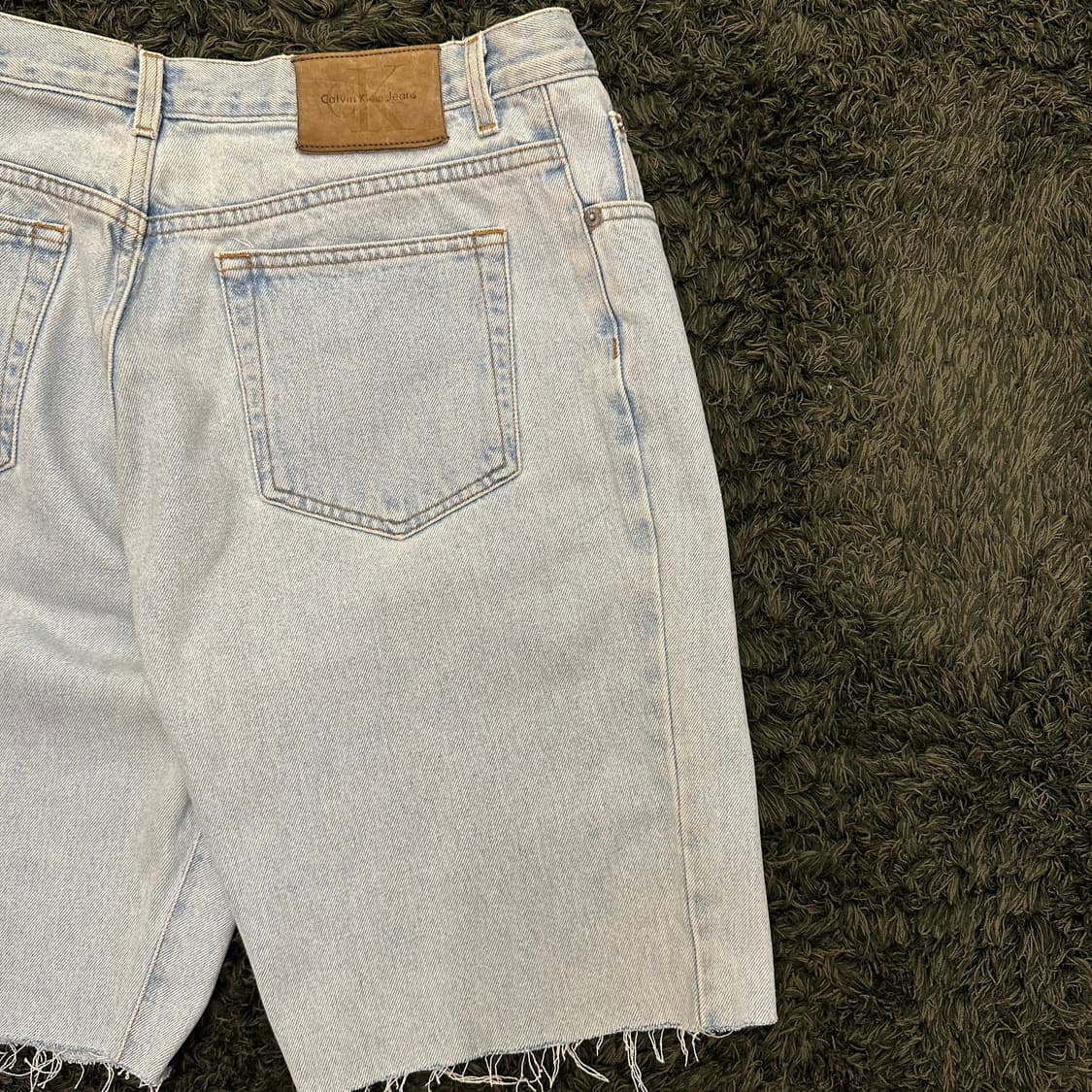 (30inch) 90s 캘빈클라인 데님 쇼츠 청 반바지 상품이미지4