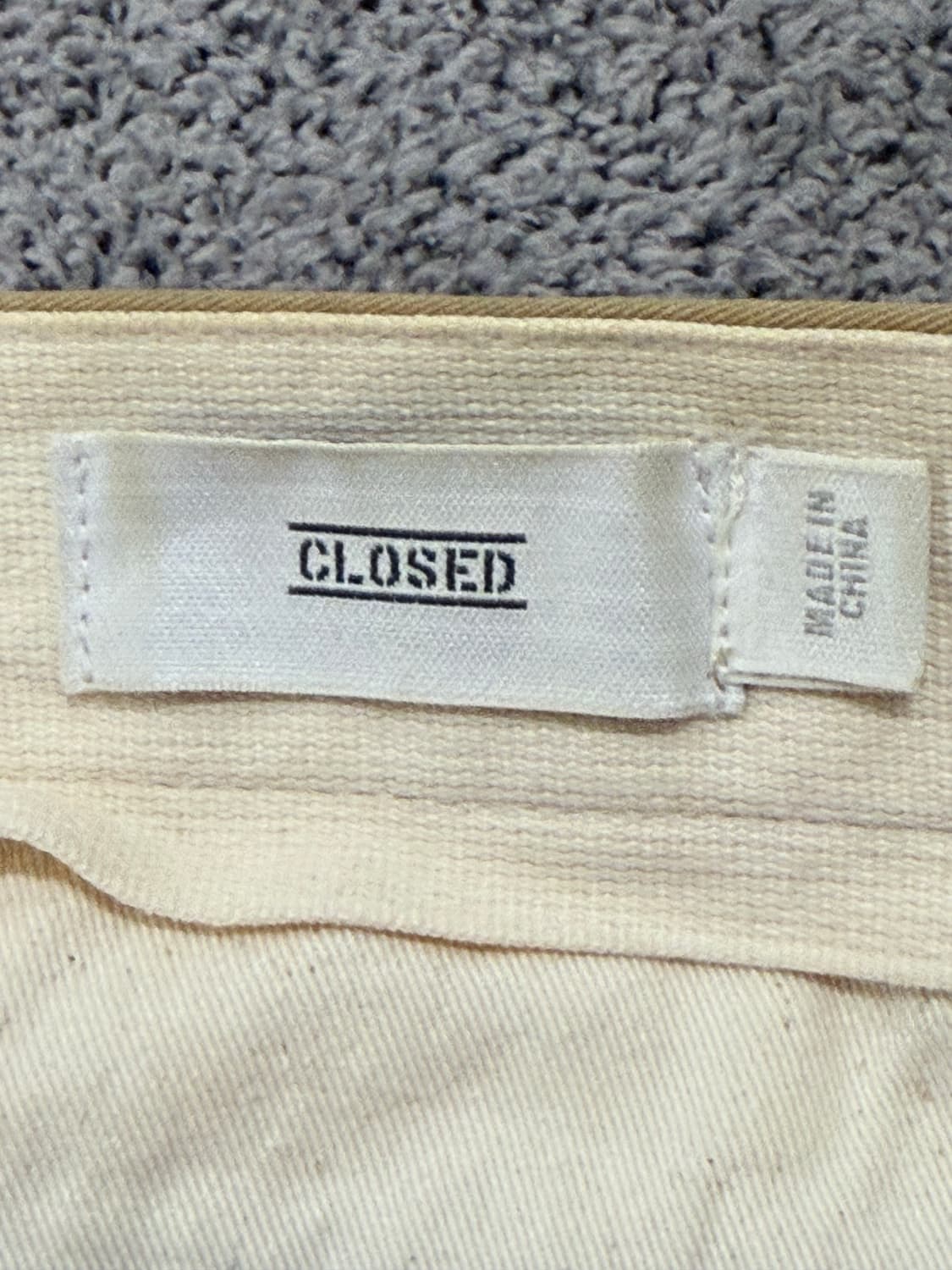 (30)  CLOSED 롤업 치노 팬츠 (제일모직 정식수입) 상품이미지5