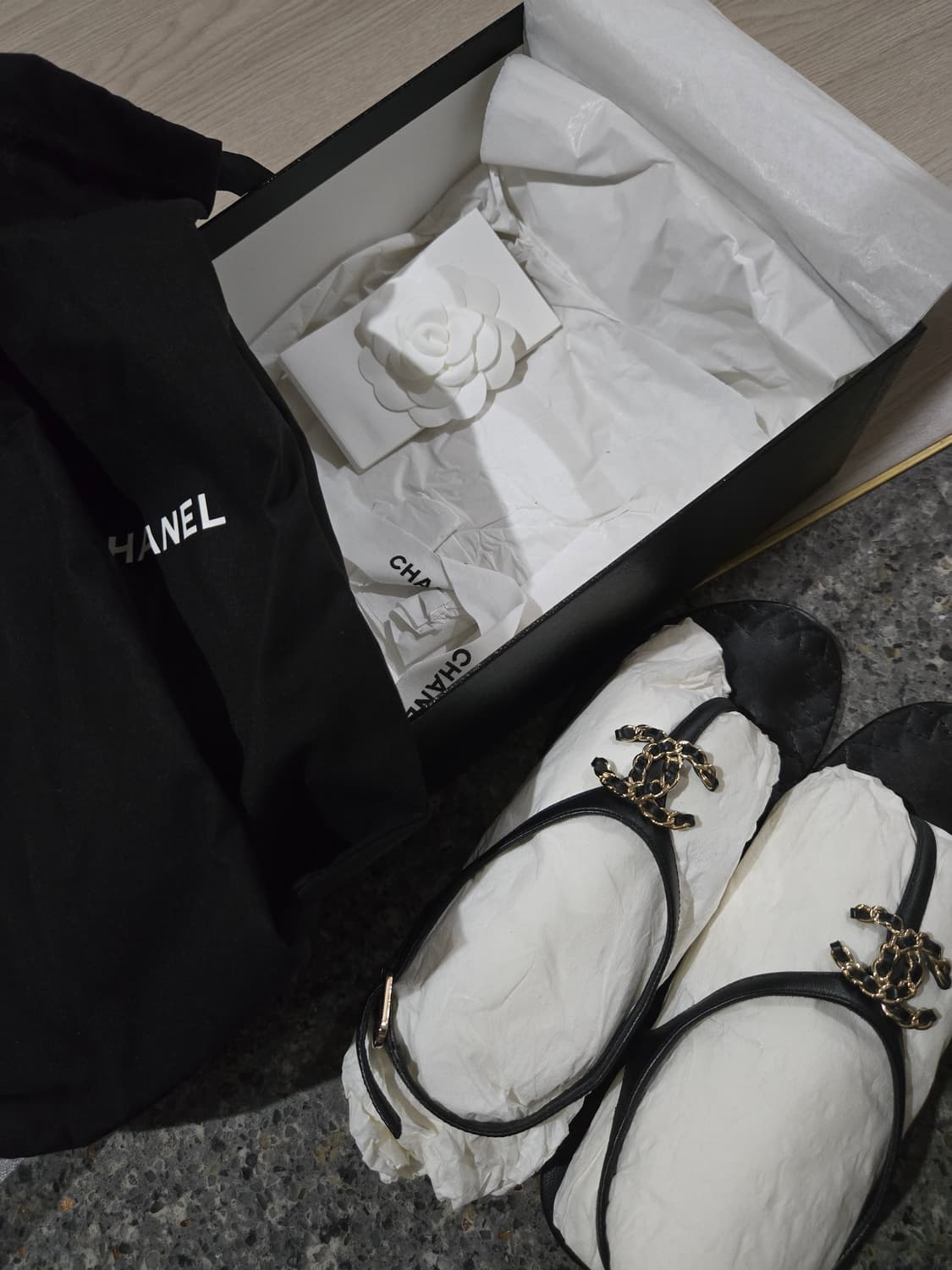샤넬 체인 샌들 36사이즈 상품이미지1